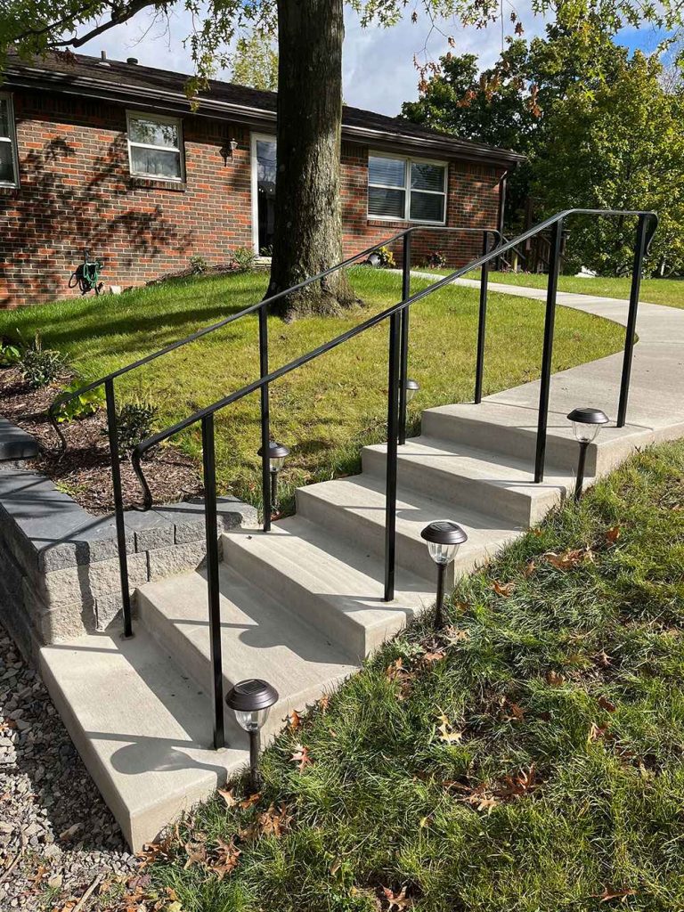 Single Bar Handrails – Lux Iron Works